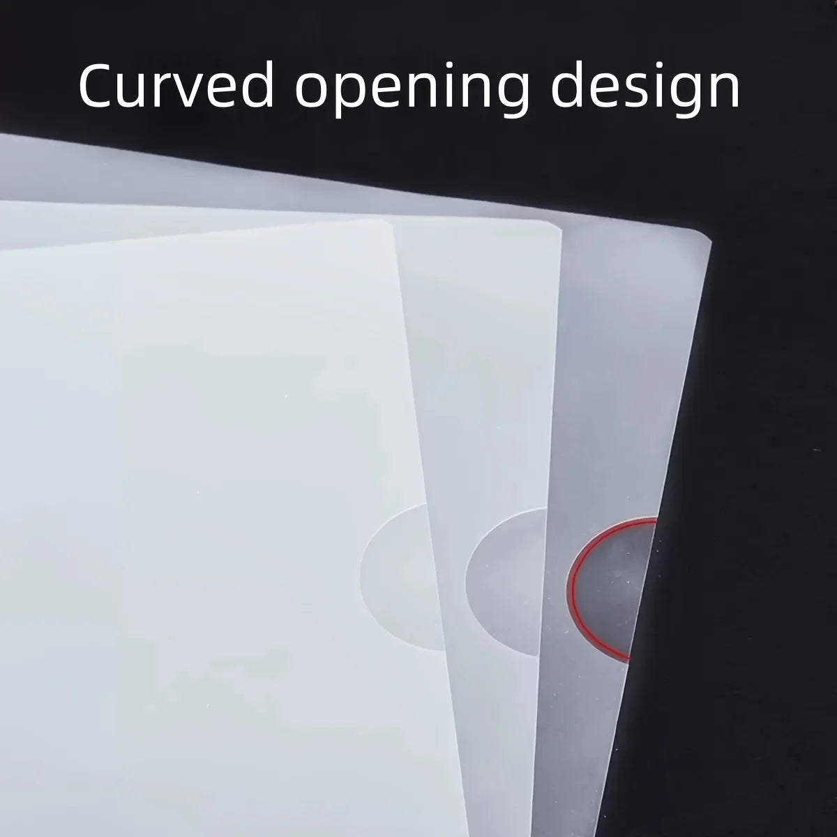 Transparent L-Shaped File Folders - Waterproof and Durable PP Document Bags for Office Organization and Reusable 10pcs A4